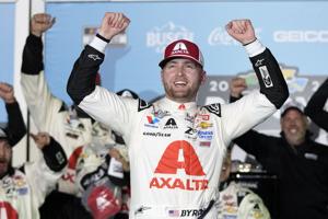 Byron has battled 'imposter syndrome' in his climb from computer racer to Daytona 500 champ