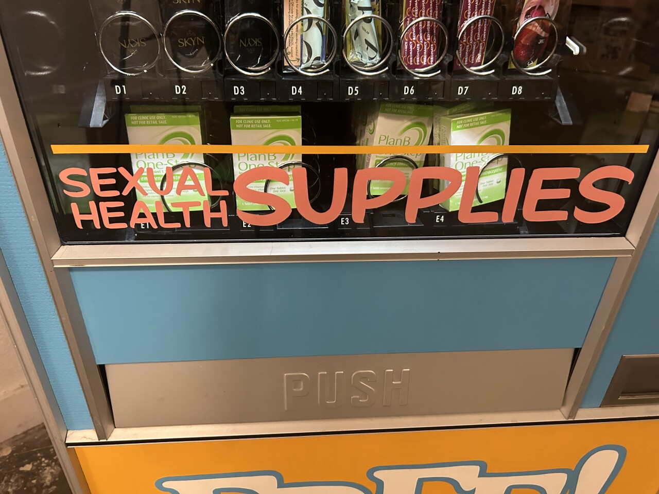 Vending machine provides free emergency contraceptives