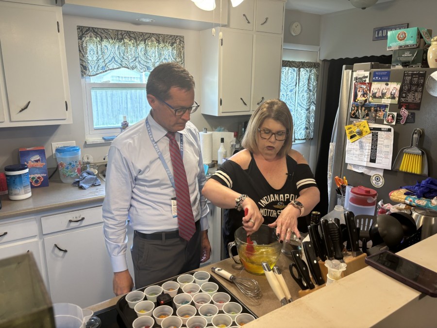 IMS President, 'JELL-O Shot Lady' prepare for Carb Day fun