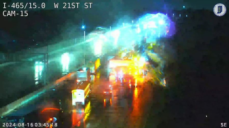 Interstate crashes slow Friday morning commute